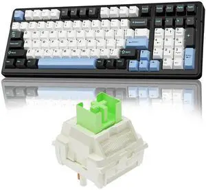 AULA F99 Wireless Mechanical Keyboard,Tri-Mode BT5.0/2.4GHz/USB-C Hot Swappable Custom Keyboards+LEOBOG Reaper Keyboard Switches Set