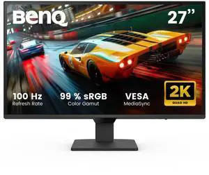 BenQ GW2790Q 27 2K QHD 100Hz IPS Eye-Care Monitor, HDMI, DisplayPort, 2560×1440, Ultra Slim Bezel, Eyesafe, VESA MediaSync, Brightness Intelligence Tech., B. I. Gen2, Low Blue Light Plus, Eye-CareU BenQ GW2790Q 27 2K QHD 100Hz IPS Eye-Care Monitor, HDMI, DisplayPort, 2560×1440, Ultra Slim Bezel, Eyesafe, VESA MediaSync, Brightness Intelligence Tech., B. I. Gen2, Low Blue Light Plus, Eye-CareU