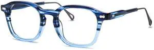 Zeelool Blue Light Glasses for Men Women Square Eyewear Glasses 100% UV400 Protection JGA616004-01 Blue