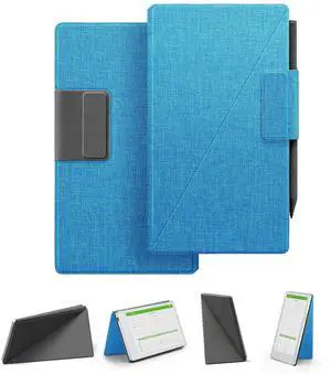 Ayotu Case for Remarkable Paper Pro Move 7.3" with Multi-Angle Stand, 1:1 Fit Smart Folio Cover with Auto Wake/Sleep | Premium Mosaic Weave Cover | Microfiber Lining | Strong Magnet(Z-Weave Blue)