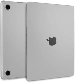 Batianda Matte Ultra-Thin M3 MacBook Air 13.6 inch Case 2022 2023 2024 Release Model A2681 A3113 Durable Fingerprint-Resistant, Precision Fit, with TPU Keyboard Cover and OTG Adapter, Grey