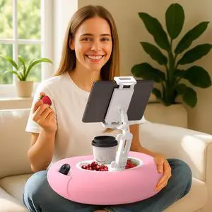 Tablet Pillow Stand for Kindle iPad Compatible with 4.7"-10" Phone/Tablet, iPad, iPhone, Samsung, Google, Kindle Holder for Bed Healthy Reading Lazy Person's Magic Tool and Relieve Neck Pressure