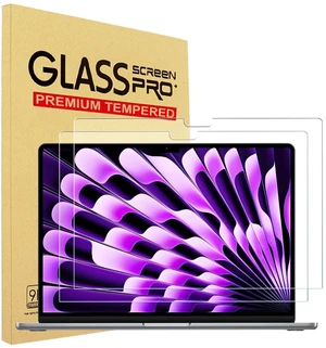 YINOVEEN 2 Pack Tempered Glass Screen Protector for MacBook Air 15.3-inch YINOVEEN 2 Pack Tempered Glass Screen Protector for MacBook Air 15.3-inch