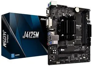ASRock J4125M Intel Quad-Core Processor J4125 (Up to 2.7 GHz) Motherboard ASRock J4125M Intel Quad-Core Processor J4125 (Up to 2.7 GHz) Motherboard
