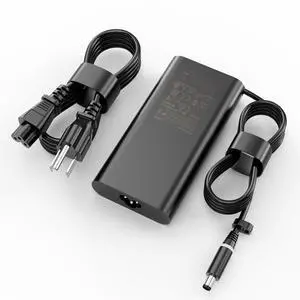 GaN 180W 9.23A 19.5V Charger Adapter Compatible with Dell Precision 7680 7670 7770 7780 LA180PM210 HA180PM210 DA180PM210 AC Power Supply Adapter GaN 180W 9.23A 19.5V Charger Adapter Compatible with Dell Precision 7680 7670 7770 7780 LA180PM210 HA180PM210 DA180PM210 AC Power Supply Adapter