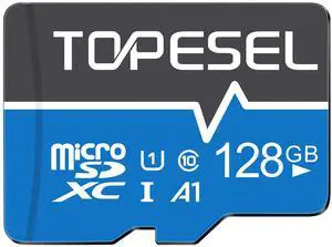 TOPESEL 128GB Micro SD Card with Adapter Class 10 Micro SDXC Card UHS-1 Memory Card High Speed TF Card for Camera, Smartphone, Tablet(1Pack 128GB) TOPESEL 128GB Micro SD Card with Adapter Class 10 Micro SDXC Card UHS-1 Memory Card High Speed TF Card for Camera, Smartphone, Tablet(1Pack 128GB)