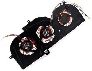 Deal4GO CPU GPU Graphics Cooling Fan Replacement for MSi GS63VR, GS73VR Stealth Pro 6RF 7RF 7RG MS-16K2 MS-17B3 Deal4GO CPU GPU Graphics Cooling Fan Replacement for MSi GS63VR, GS73VR Stealth Pro 6RF 7RF 7RG MS-16K2 MS-17B3