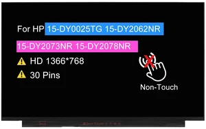 BTSELSS 15.6" LCD Screen Replacement for HP 15-DY0025TG 15-DY2062NR 15-DY2087NR 15-DY2073NR 15-DY2078NR B156XTN08.1 B156XTN08.0 HW0A Display Panel HD 1366x768 30 pin (NOT 40 pins) BTSELSS 15.6" LCD Screen Replacement for HP 15-DY0025TG 15-DY2062NR 15-DY2087NR 15-DY2073NR 15-DY2078NR B156XTN08.1 B156XTN08.0 HW0A Display Panel HD 1366x768 30 pin (NOT 40 pins)