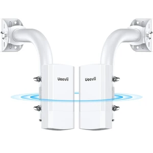 UeeVii 5.8G Point to Point Wireless Bridge with 2 Brackets for Barn Garage UeeVii 5.8G Point to Point Wireless Bridge with 2 Brackets for Barn Garage