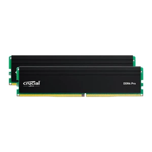 Crucial Pro 64GB DDR4 RAM Kit (2x32GB), 3200MHz (or 3000MHz or 2666MHz) Desktop Memory, Compatible with Intel and AMD Ryzen - CP2K32G4DFRA32A Crucial Pro 64GB DDR4 RAM Kit (2x32GB), 3200MHz (or 3000MHz or 2666MHz) Desktop Memory, Compatible with Intel and AMD Ryzen - CP2K32G4DFRA32A