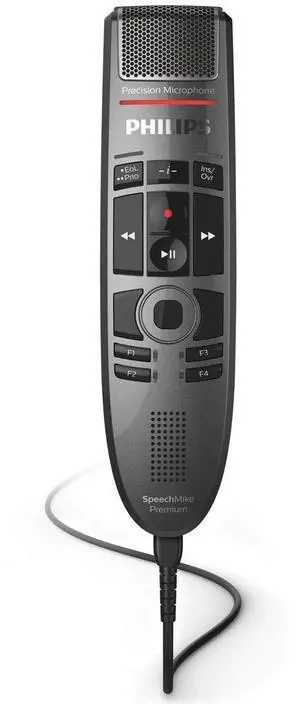 Philips SpeechMike Premium Touch Dictation USB Microphone, Push-Button Philips SpeechMike Premium Touch Dictation USB Microphone, Push-Button