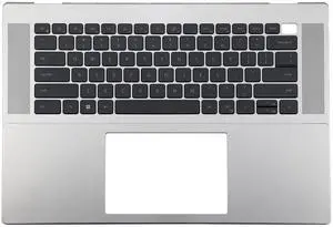 BestParts New Palmrest Upper Case Backlit English US Keyboard Compatible with Dell Inspiron 16 5620 5625 P117F Silver HJ5PC 0HJ5PC BestParts New Palmrest Upper Case Backlit English US Keyboard Compatible with Dell Inspiron 16 5620 5625 P117F Silver HJ5PC 0HJ5PC