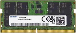 Samsung 32GB DDR5 5600MHz PC5-44800 CL46 SODIMM 2Rx8 Dual Rank 1.1V 262-Pin Laptop, Notebook RAM Memory Samsung 32GB DDR5 5600MHz PC5-44800 CL46 SODIMM 2Rx8 Dual Rank 1.1V 262-Pin Laptop, Notebook RAM Memory