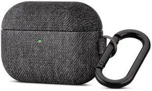 Haobobro Handmade Case - for AirPods Pro 3 Case Cover with Key Chain - Selected Skin-Friendly Vegan Leather, Woolen Fabric Cloth Style, Shockproof Hard Cover for AirPods Pro 3rd Ge Haobobro Handmade Case - for AirPods Pro 3 Case Cover with Key Chain - Selected Skin-Friendly Vegan Leather, Woolen Fabric Cloth Style, Shockproof Hard Cover for AirPods Pro 3rd Ge