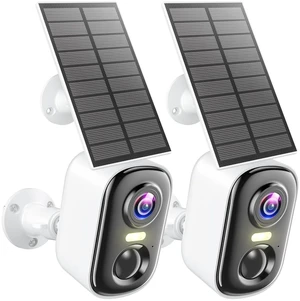MISECU 2K Solar Camera Outdoor Wireless, WiFi Cameras for Home Security with Solar Panel, Spotlight Color Night Vision, AI Motion Detection, Siren Alarm, 2-Way Talk, IP66, Cloud/SD Storage 2 Pa MISECU 2K Solar Camera Outdoor Wireless, WiFi Cameras for Home Security with Solar Panel, Spotlight Color Night Vision, AI Motion Detection, Siren Alarm, 2-Way Talk, IP66, Cloud/SD Storage 2 Pa