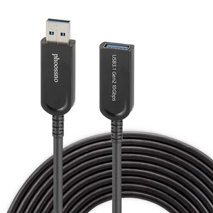 phoossno USB 3.1 Extension Cable Active Optical USB 10Gbps 98ft Compatible with Microsoft Azure Logitech Camera Xbox Touch Screen Kinect Keyboard Mouse Intel RealSense phoossno USB 3.1 Extension Cable Active Optical USB 10Gbps 98ft Compatible with Microsoft Azure Logitech Camera Xbox Touch Screen Kinect Keyboard Mouse Intel RealSense