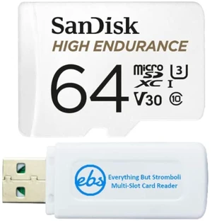 SanDisk 64GB High Endurance MicroSD Card Works with Wyze Outdoor Cameras SanDisk 64GB High Endurance MicroSD Card Works with Wyze Outdoor Cameras