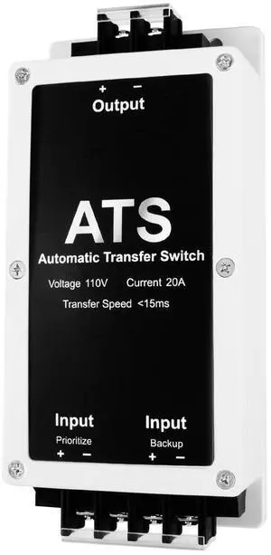 AC 110V 20A Dual Power Automatic Tranfer Switch,Two Ways 0.015S High Speed Tranfer Switch, ATS Auto Transfer Switch AC 110V 20A Dual Power Automatic Tranfer Switch,Two Ways 0.015S High Speed Tranfer Switch, ATS Auto Transfer Switch