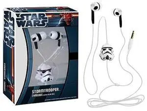 Headphones Star Wars Stormtrooper Earbuds with Microphone Headphones Star Wars Stormtrooper Earbuds with Microphone