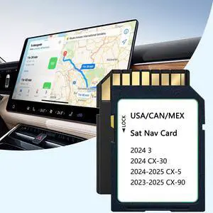 Upgraded KMV6 66 EZ1B Navigation SD Card Map USA/CAN/MEX CX-5(2024-2025), CX-30/Model 3(2024), CX-90(2023-2025), KMV66Z1B Latest Navigation SD Card Plug and Play Upgraded KMV6 66 EZ1B Navigation SD Card Map USA/CAN/MEX CX-5(2024-2025), CX-30/Model 3(2024), CX-90(2023-2025), KMV66Z1B Latest Navigation SD Card Plug and Play