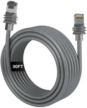 Yatuela Starlink Gen 3 Ethernet Replacement Cable 30FT,Cat6 Shielded U/FTP,26AWG UV CMX PVC,Waterproof Satellite Starlink Standard V3 Yatuela Starlink Gen 3 Ethernet Replacement Cable 30FT,Cat6 Shielded U/FTP,26AWG UV CMX PVC,Waterproof Satellite Starlink Standard V3