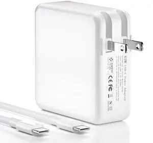 Lionfeel 61W USB-C MacBook Charger for Pro/Air 13" 14" 15" 16" ^^ Fast Power Adapter with 6.6ft USB-C Cable for Home, Office & Travel Lionfeel 61W USB-C MacBook Charger for Pro/Air 13" 14" 15" 16" ^^ Fast Power Adapter with 6.6ft USB-C Cable for Home, Office & Travel
