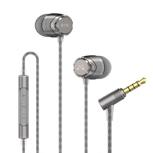 SoundMAGIC E11C Wired Earbuds, Built-in Mic, HiFi Sound, 3.5mm, Dark Silver SoundMAGIC E11C Wired Earbuds, Built-in Mic, HiFi Sound, 3.5mm, Dark Silver