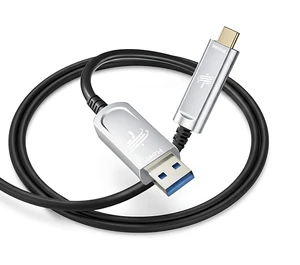 DWLCWY USB A to USB C Fiber Optic Cable 50FT, 10Gbps Active Optical DWLCWY USB A to USB C Fiber Optic Cable 50FT, 10Gbps Active Optical