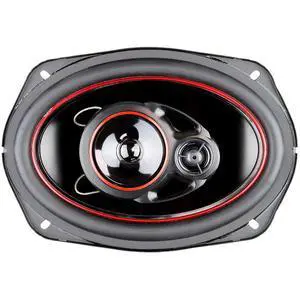 Audiopipe 6 x 9" Tri-Axial Car Speaker (CSL-6923R), 3-Way, 400 Watts, Injection Cone, Rubber Edge, 1 ASV Voice Coil, Mylar Midrange, Easy Installation, Long-Lasting, Black, 4 Ohms, Pair Audiopipe 6 x 9" Tri-Axial Car Speaker (CSL-6923R), 3-Way, 400 Watts, Injection Cone, Rubber Edge, 1 ASV Voice Coil, Mylar Midrange, Easy Installation, Long-Lasting, Black, 4 Ohms, Pair