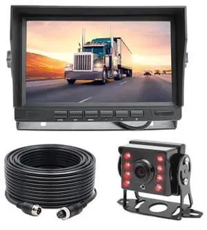 FalconEye Electronics Wired Backup Cam 1080P Super Night Vision 7" or 9" LCD (1 Cam System: 7" LCD, Spec. cam, 49ft Cable) FalconEye Electronics Wired Backup Cam 1080P Super Night Vision 7" or 9" LCD (1 Cam System: 7" LCD, Spec. cam, 49ft Cable)