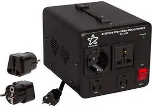 Dynastar Step Up & Step Down Voltage Converter and Transformer, 110-220 to 220-240 Volts; Heavy Duty, Extra Durable Lifetime Coil, 5-Year-Warranty, 3000 Watts Dynastar Step Up & Step Down Voltage Converter and Transformer, 110-220 to 220-240 Volts; Heavy Duty, Extra Durable Lifetime Coil, 5-Year-Warranty, 3000 Watts