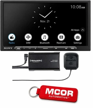 Sony XAV-AX6000 6.95" Wireless Apple CarPlay Android Auto Media Receiver, HDMI, SiriusXM Ready, 14-Band EQ + SXV300V1 SiriusXM Vehicle Tuner Bundle Sony XAV-AX6000 6.95" Wireless Apple CarPlay Android Auto Media Receiver, HDMI, SiriusXM Ready, 14-Band EQ + SXV300V1 SiriusXM Vehicle Tuner Bundle