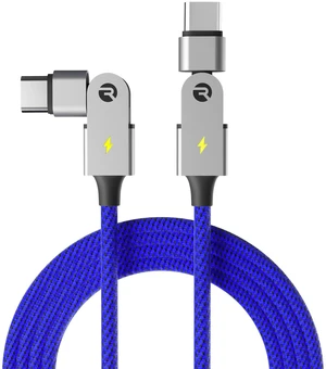 Raycon Magic Spin Cable - 6.6 Feet 100W Fast Charging Type C to Type C Cable for iPhone 16, Samsung Galaxy S24, Google Pixel 7, OnePlus 11, iPad Pro, MacBook Air (Blue, 6.6 Feet) Raycon Magic Spin Cable - 6.6 Feet 100W Fast Charging Type C to Type C Cable for iPhone 16, Samsung Galaxy S24, Google Pixel 7, OnePlus 11, iPad Pro, MacBook Air (Blue, 6.6 Feet)