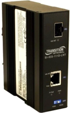 Transition Networks Hardened Poe Fiber Media Converter 10MB LAN, 100MB LAN, GigE (SI-IES-111D-LRT) Transition Networks Hardened Poe Fiber Media Converter 10MB LAN, 100MB LAN, GigE (SI-IES-111D-LRT)
