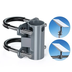 PonJel Starlink RV Mount Gen 2, Starlink Mounting U-Bolt Pipe Adapter for Starlink V2 Portable Starlink Mounting Bracket Stand for Roof, Camping, RV Travel, Yacht Linkoostar PonJel Starlink RV Mount Gen 2, Starlink Mounting U-Bolt Pipe Adapter for Starlink V2 Portable Starlink Mounting Bracket Stand for Roof, Camping, RV Travel, Yacht Linkoostar