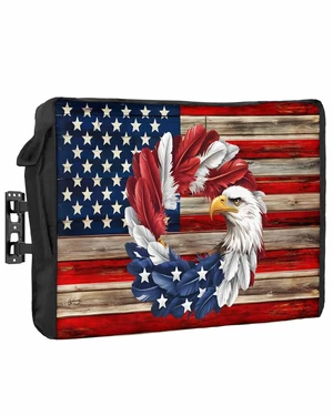 DecorLovee Vintage American Flag Outdoor TV Cover 52 to 55 Inches Weatherproof & Waterproof, Eagle Wreath Outdoor TV Enclosure with Remote Control Pocket, Blue Red USA Flag TV Screen Protectors for TV DecorLovee Vintage American Flag Outdoor TV Cover 52 to 55 Inches Weatherproof & Waterproof, Eagle Wreath Outdoor TV Enclosure with Remote Control Pocket, Blue Red USA Flag TV Screen Protectors for TV