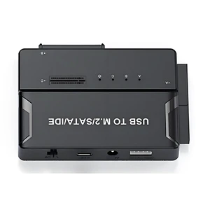 NGFF USB 3.0 USB-C Type-C to Dual NVME M-Key M.2 SATA 2.5 3.5 Inch & IDE 40Pin SSD Docking Vertical External PCBA Case Enclosure NGFF USB 3.0 USB-C Type-C to Dual NVME M-Key M.2 SATA 2.5 3.5 Inch & IDE 40Pin SSD Docking Vertical External PCBA Case Enclosure