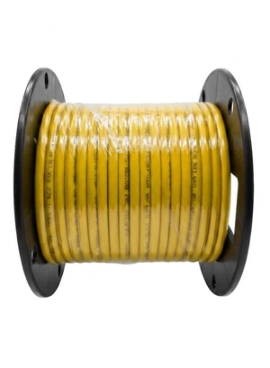 AiCat Cat5e Ethernet Cable 100ft Riser CMR - Insulated Solid Bare Copper Wire, PoE++(4PPoE) Cat5e Cable FastReel, 24 AWG, ETL & UL Listed - 350MHZ/Gigabit Speed, Unshielded UTP Network Cable- Yellow AiCat Cat5e Ethernet Cable 100ft Riser CMR - Insulated Solid Bare Copper Wire, PoE++(4PPoE) Cat5e Cable FastReel, 24 AWG, ETL & UL Listed - 350MHZ/Gigabit Speed, Unshielded UTP Network Cable- Yellow