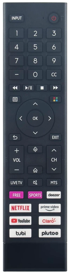 Allimity ERF3Y80H Voice Relaced Remote Control Fit for HISENSE Smart TV 50A53FUV 55A53FUV 65A53FUV 43A53FUV Allimity ERF3Y80H Voice Relaced Remote Control Fit for HISENSE Smart TV 50A53FUV 55A53FUV 65A53FUV 43A53FUV