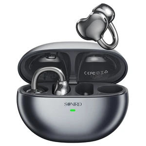 SONIRD Clip-On Earbuds,Open-Ear Wireless Headphones,40H Playtime,ENC,Black SONIRD Clip-On Earbuds,Open-Ear Wireless Headphones,40H Playtime,ENC,Black