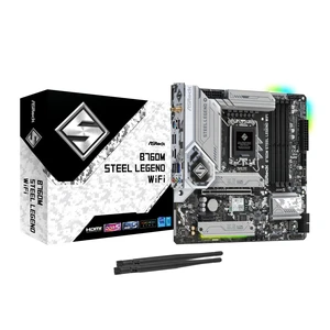 ASRock B760M Steel Legend WiFi Motherboard ASRock B760M Steel Legend WiFi Motherboard