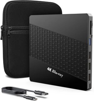 XRTFORE External 4k Blu Ray Drive for Pc,Portable 4k UHD Blu Ray Player,SD/TF Port with Carry Case, USB 3.0 HD Blu-Ray Player,DVD+/-RW External Optical Drive for MacBook Pro Windows Laptop XRTFORE External 4k Blu Ray Drive for Pc,Portable 4k UHD Blu Ray Player,SD/TF Port with Carry Case, USB 3.0 HD Blu-Ray Player,DVD+/-RW External Optical Drive for MacBook Pro Windows Laptop