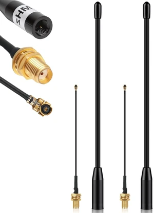 Meshtastic LoRa Antenna 915MHz 10dBi Gain - Omni SMA Male Connector 17cm Long Range Soft Whip Antenna (Black, 2 Pack) Meshtastic LoRa Antenna 915MHz 10dBi Gain - Omni SMA Male Connector 17cm Long Range Soft Whip Antenna (Black, 2 Pack)