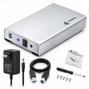 YRRNAE USB 3.0 to Sata External Hard Drive Enclosure, Aluminum Pure-Metal YRRNAE USB 3.0 to Sata External Hard Drive Enclosure, Aluminum Pure-Metal