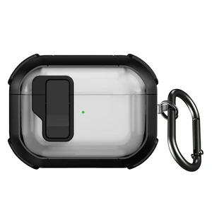 SaharaCase - AirPods Pro 3 Case - Secure Lock ^^ Venture-X Series - Clear/Black SaharaCase - AirPods Pro 3 Case - Secure Lock ^^ Venture-X Series - Clear/Black