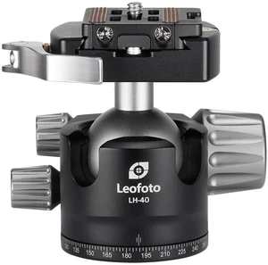 LEOFOTO Low Profile Camera Tripod Ball Head, 91mm Aluminium Ball Head with 1/4" Quick Release Plate, 360 & 90 Tilt Panoramic Ball Head, 3/8" Mounting Screw for Slider/Tripod/Monopod, Max Load 44lb LEOFOTO Low Profile Camera Tripod Ball Head, 91mm Aluminium Ball Head with 1/4" Quick Release Plate, 360 & 90 Tilt Panoramic Ball Head, 3/8" Mounting Screw for Slider/Tripod/Monopod, Max Load 44lb