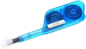 KELUSHI Fiber Optic Cleaning Tool for MPO and MTP Connectors MPO One Click Cleaner, 500 Cycles Cleaning Connector Equipment KELUSHI Fiber Optic Cleaning Tool for MPO and MTP Connectors MPO One Click Cleaner, 500 Cycles Cleaning Connector Equipment