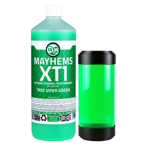 Mayhems - XT1 Premixed PC Coolant - Computer Water Cooling Fluid - Liquid Cooling, Thermal Performance Series, 1 Litre, Tree Viper Green Mayhems - XT1 Premixed PC Coolant - Computer Water Cooling Fluid - Liquid Cooling, Thermal Performance Series, 1 Litre, Tree Viper Green