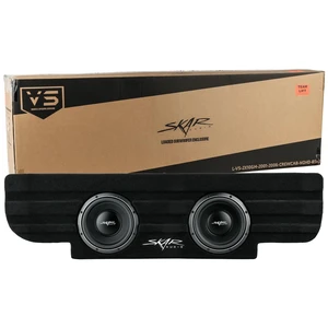 Skar Audio Dual 10" Loaded VS Series Subwoofer Enclosure Compatible with 2001-2006 Chevy Silverado/GMC Sierra 1500 Non-HD Crew Cab Trucks Skar Audio Dual 10" Loaded VS Series Subwoofer Enclosure Compatible with 2001-2006 Chevy Silverado/GMC Sierra 1500 Non-HD Crew Cab Trucks