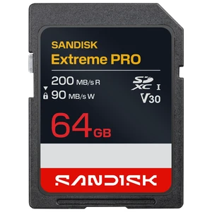 SanDisk 64GB Extreme PRO SD UHS-I Card, Up to 200MB/s Read and 90MB/s Write, 4K UHD, Full HD, U3, V30, SDSDXXU-064G-GSCIN SanDisk 64GB Extreme PRO SD UHS-I Card, Up to 200MB/s Read and 90MB/s Write, 4K UHD, Full HD, U3, V30, SDSDXXU-064G-GSCIN